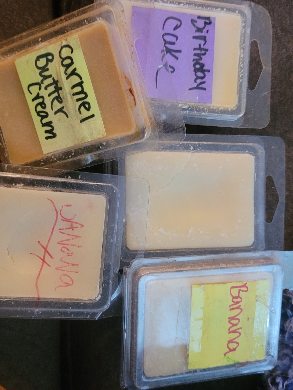 Handmade Wax Melts Pack - Cream & Caramel Butter Scents
